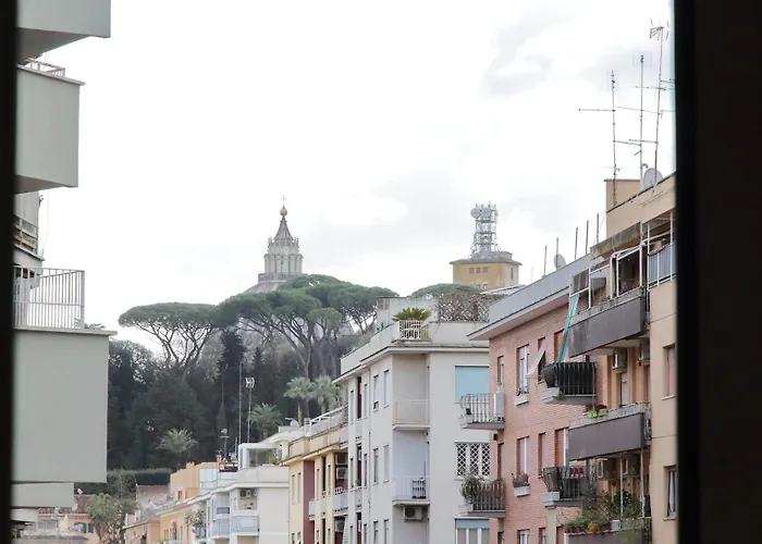 Welcome In Vatican Vista With Balcony Daire Roma